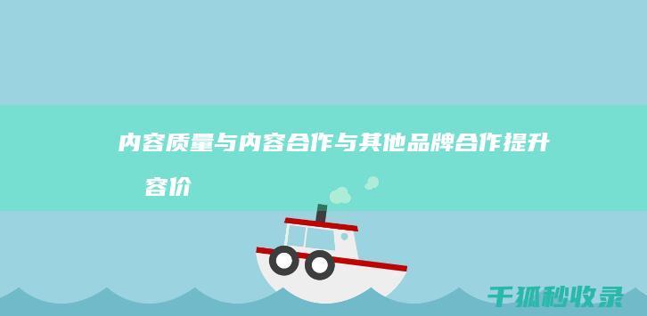 内容质量与内容合作：与其他品牌合作提升内容价值 (内容和质量)